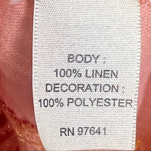 J Jill Top Aztec Print Linen Button Down Shirt Size XS - Picture 8 of 10